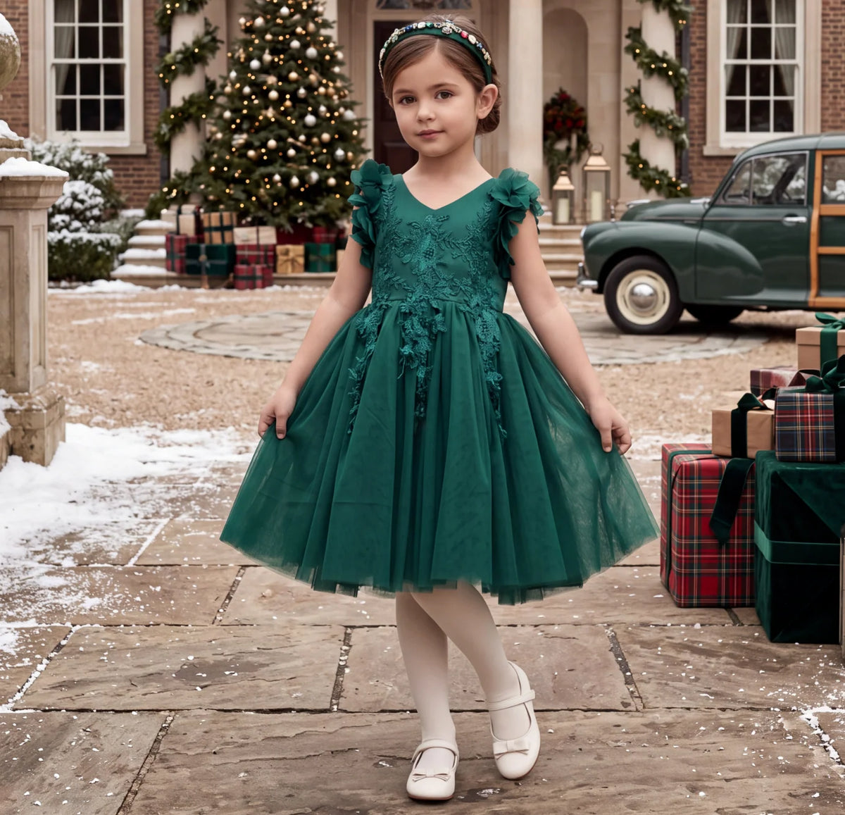BIANCA DRESS EMERALD