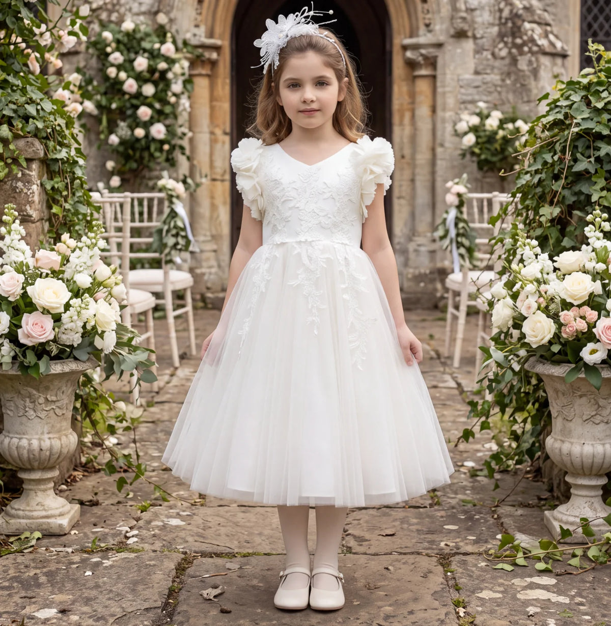 BIANCA DRESS IVORY