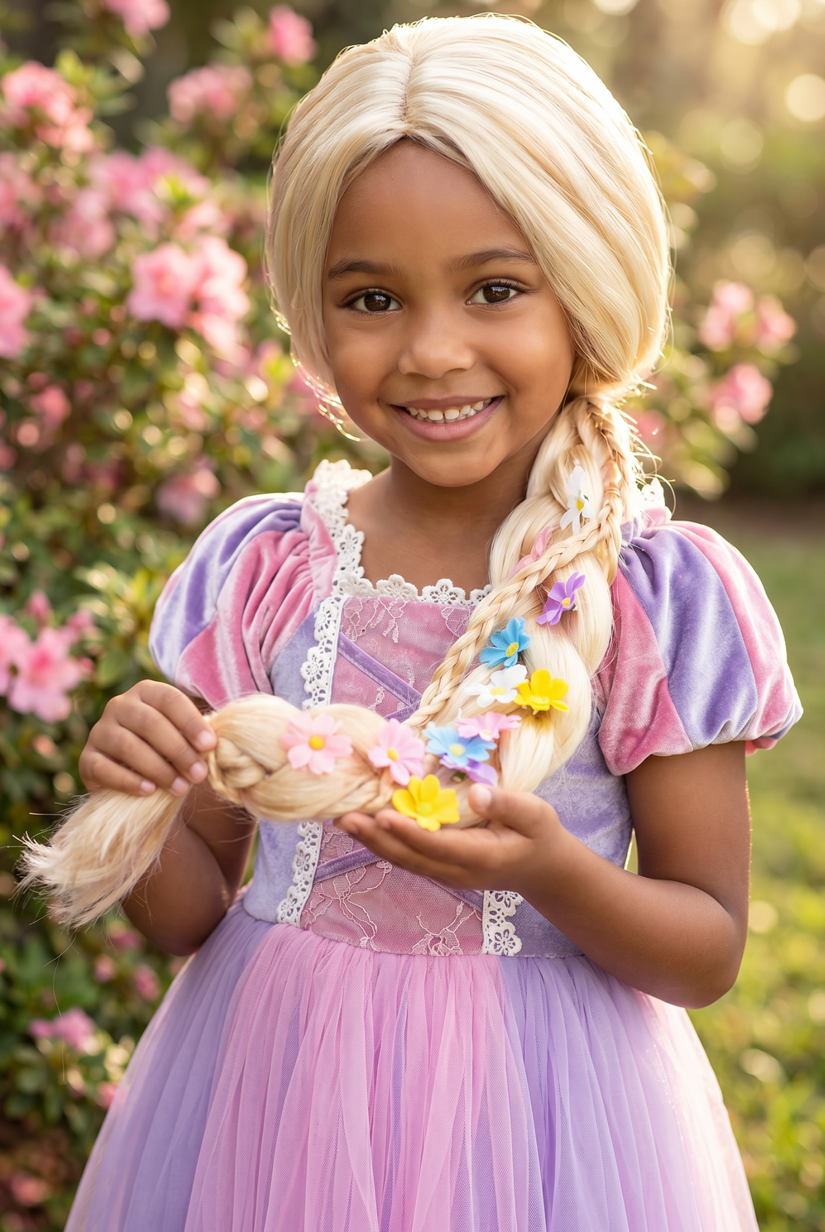 BLONDE BRAIDED WIG 3