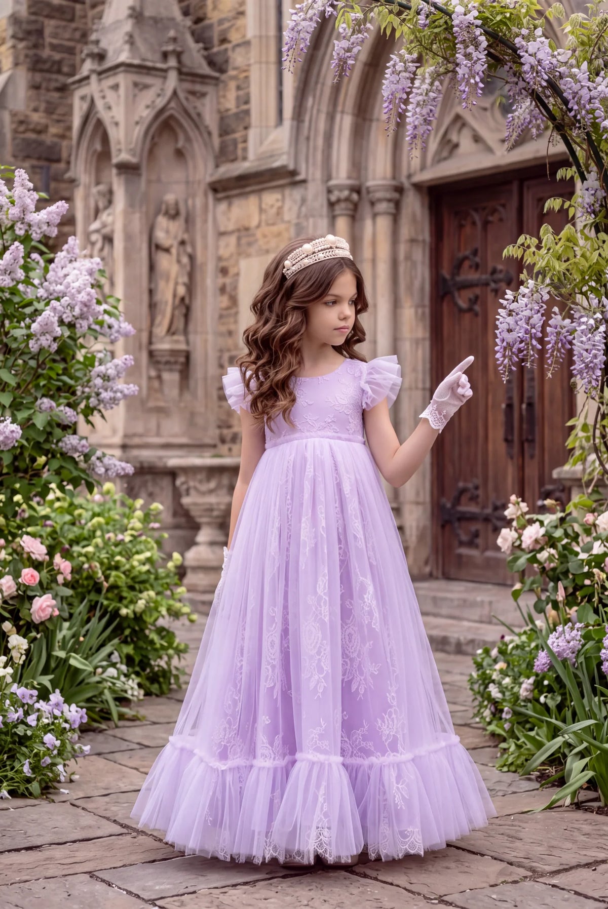 CLARA GOWN LAVENDER