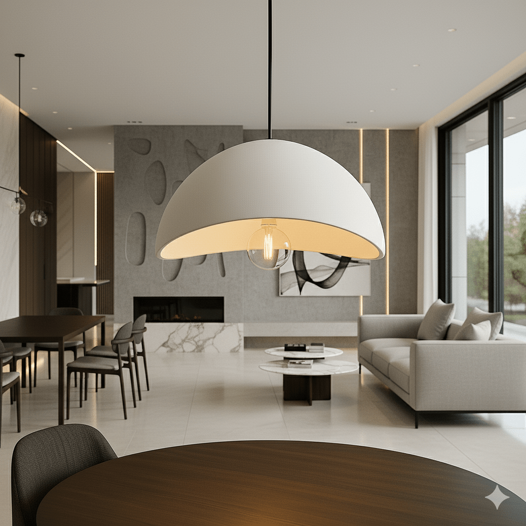 Cavari Pendant Ceiling Light – Dimmable Glass Elegance