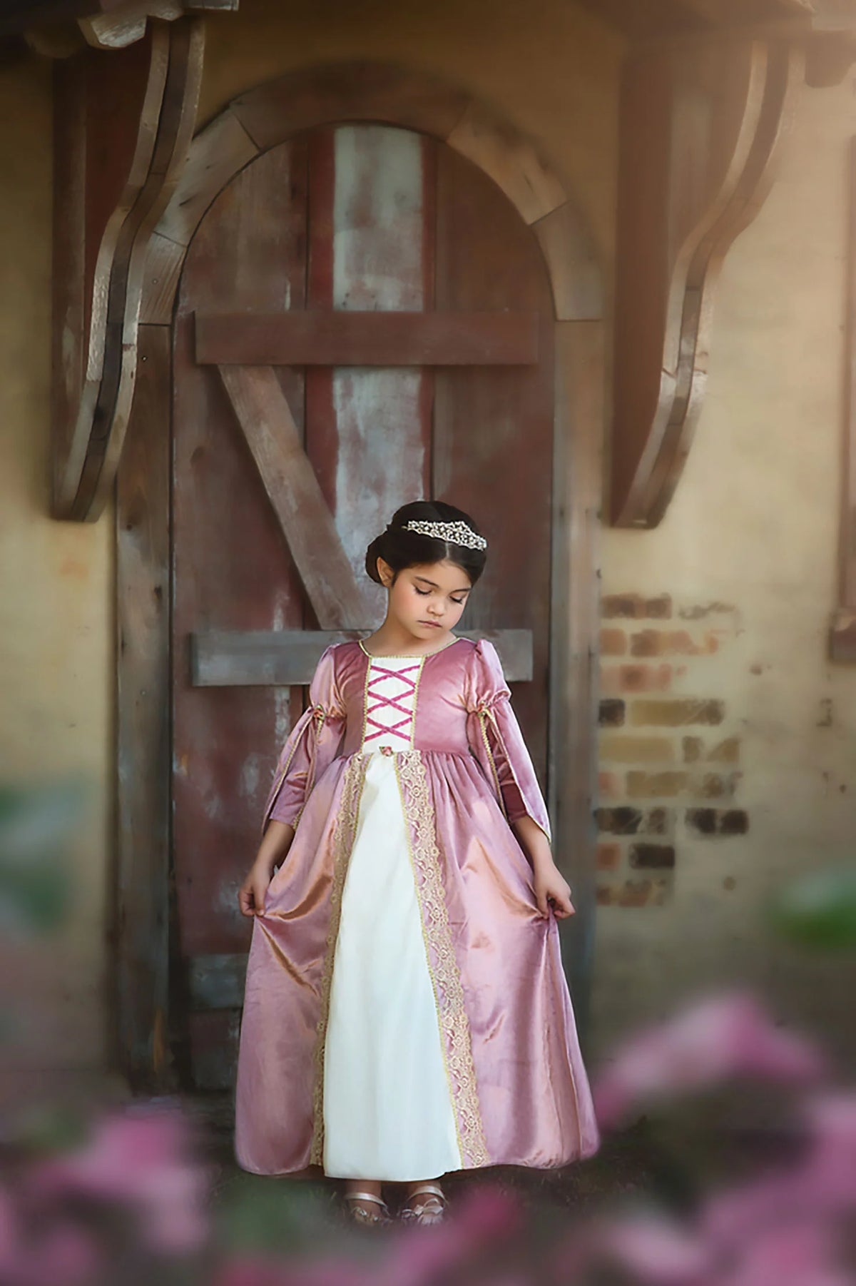 Medieval Princess Dress for Girls – Velvet Renaissance Princess Costume