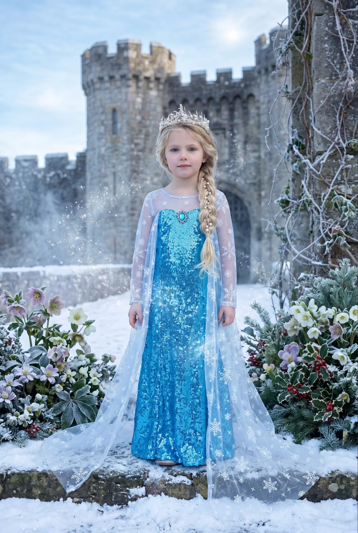 Princess Costume for Girls – Norelle Blue Ice Princess Dress