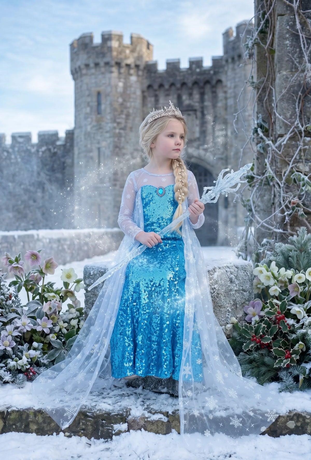 Princess Costume for Girls – Norelle Blue Ice Princess Dress