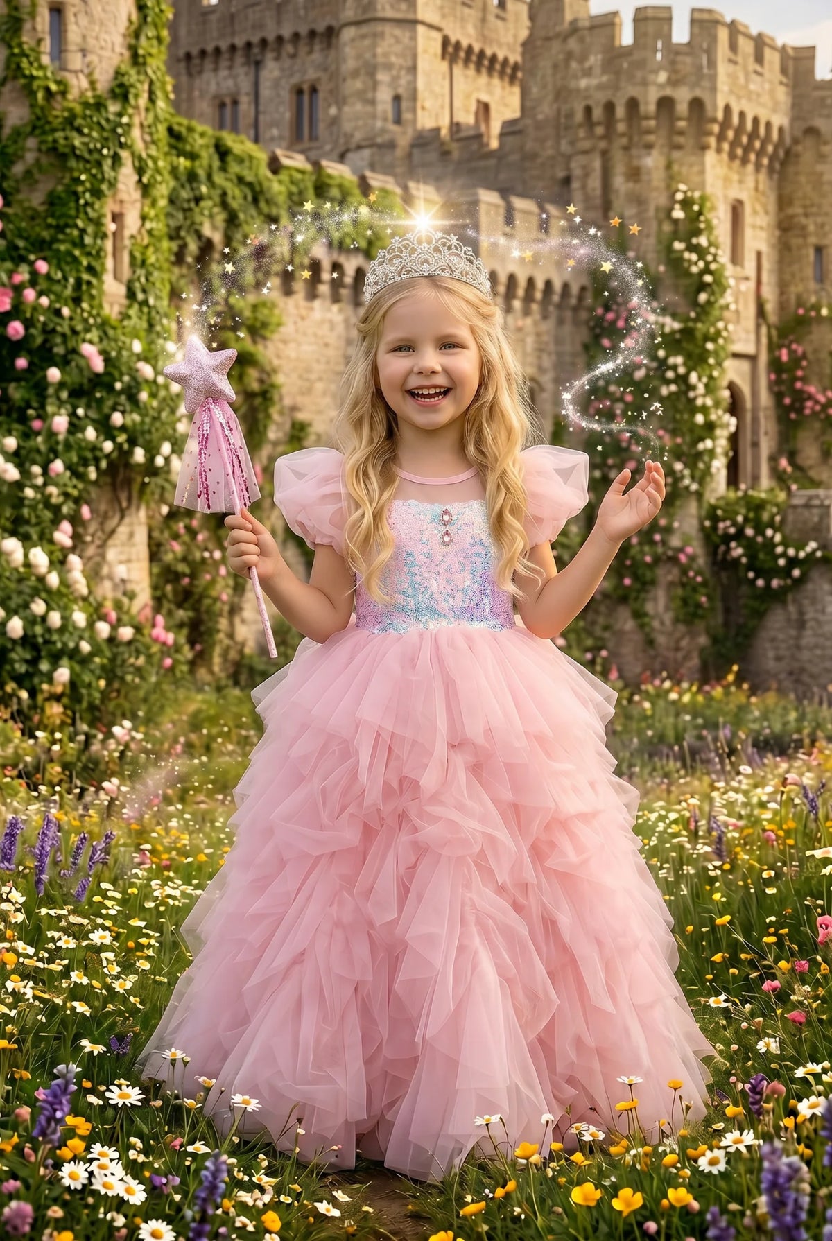 Princess Dress for Girls – Phoebe Fairy Tale Princess Gown Costume