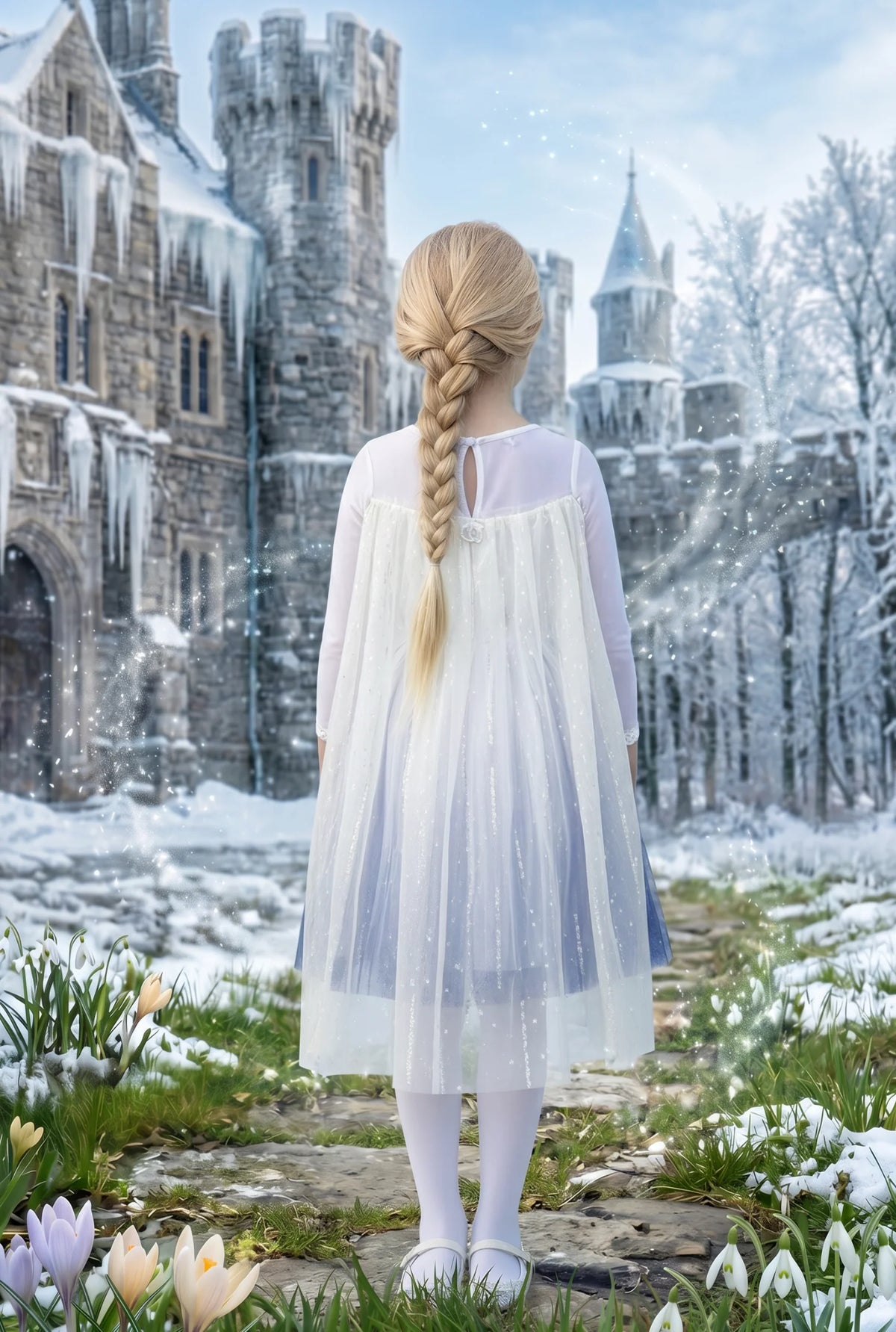 Princess Dress for Girls – Sigrid Ice Princess Mini Dress Costume