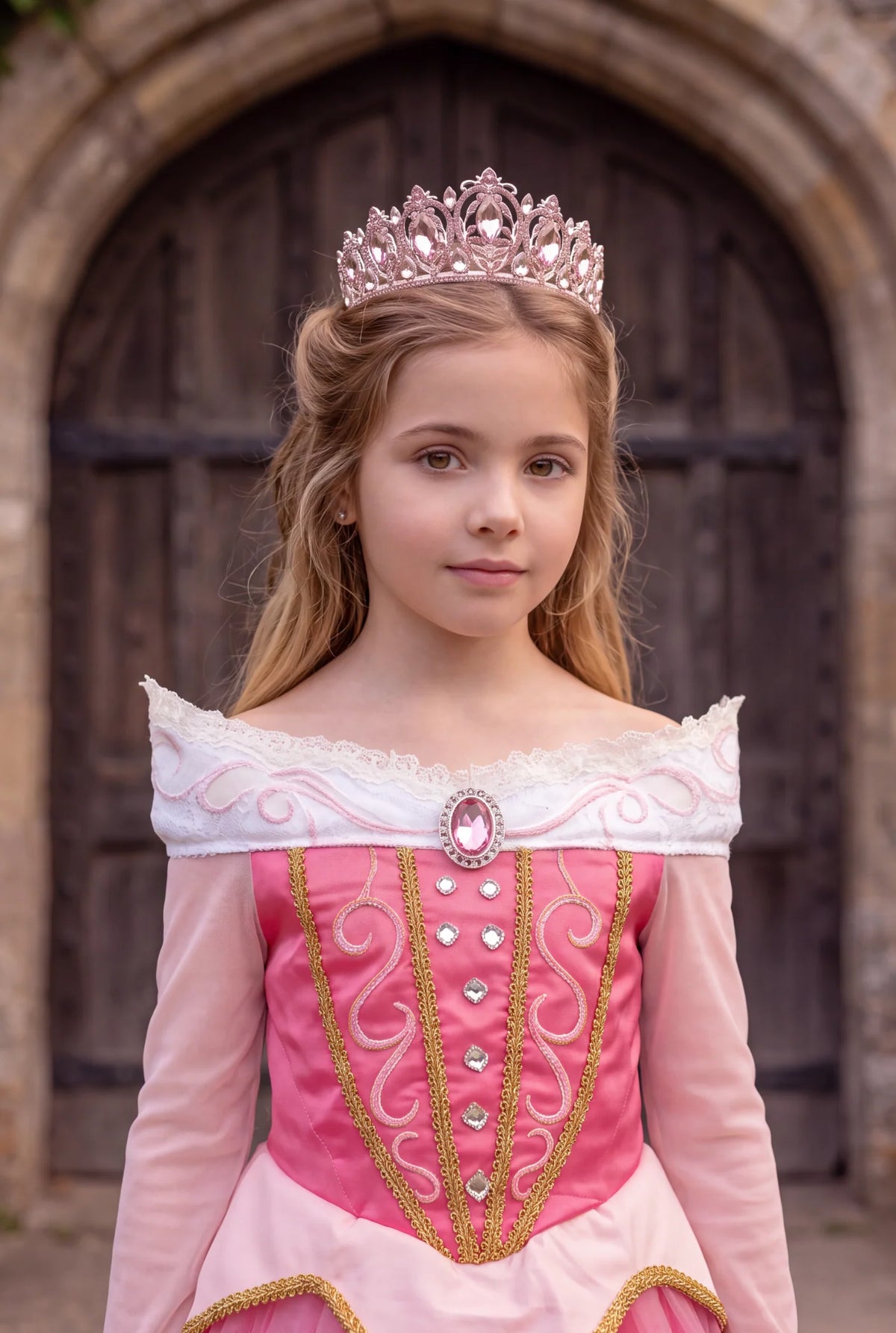 Princess Dress for Girls – Verona Pink Sparkle Princess Costume