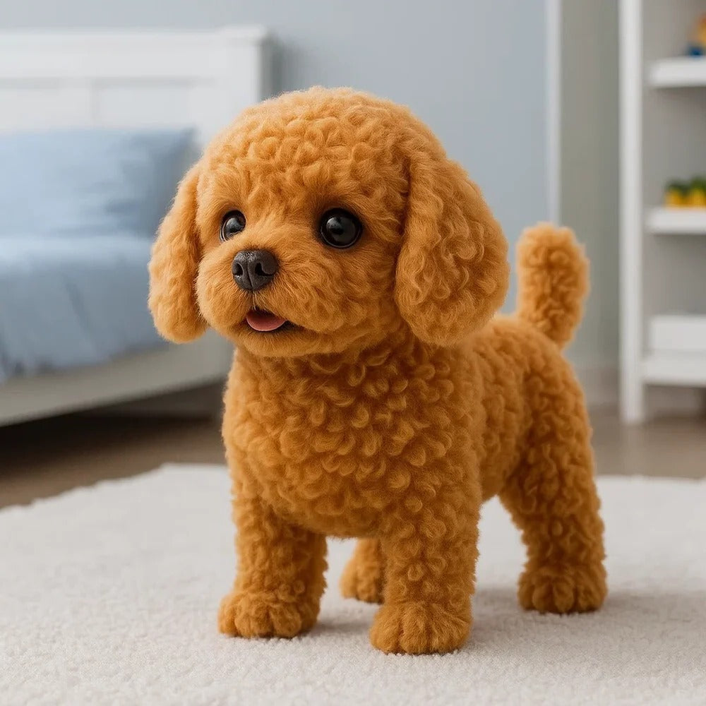 Realistic Interactive Plush Puppy Toy 2
