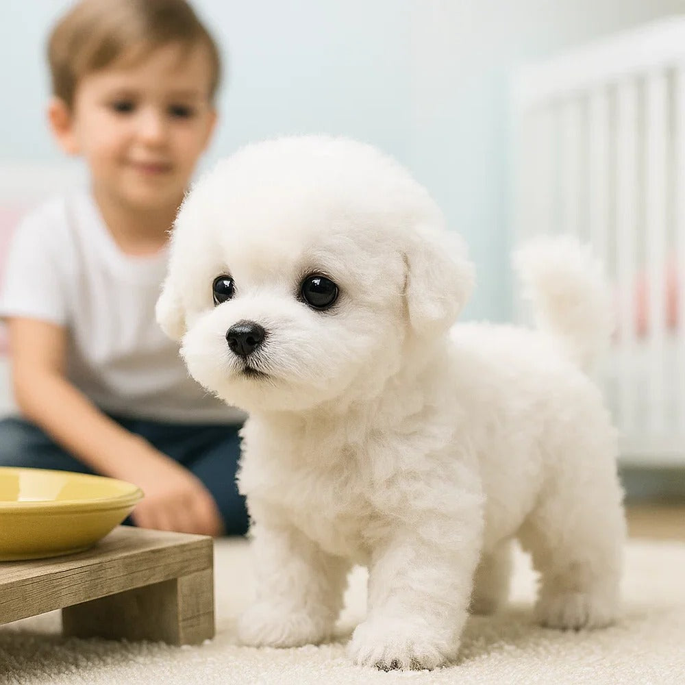 Realistic Interactive Plush Puppy Toy 3
