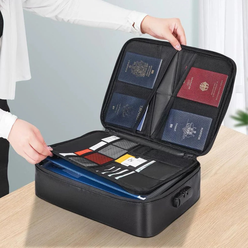 Waterproof Fireproof Document Cash Safe Bag 1