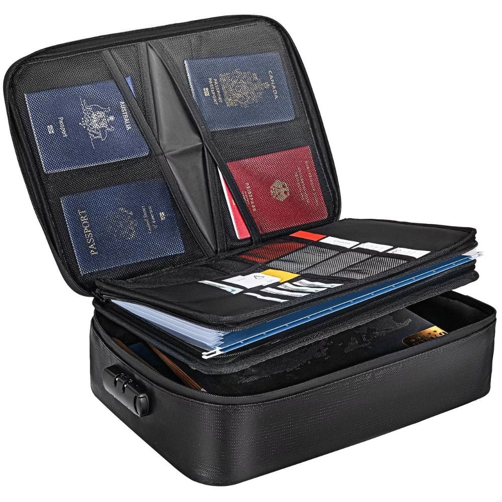 Waterproof Fireproof Document Cash Safe Bag 2