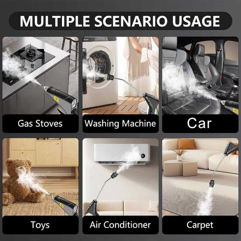 2500W High Pressure Steam Cleaner with Gloves 2