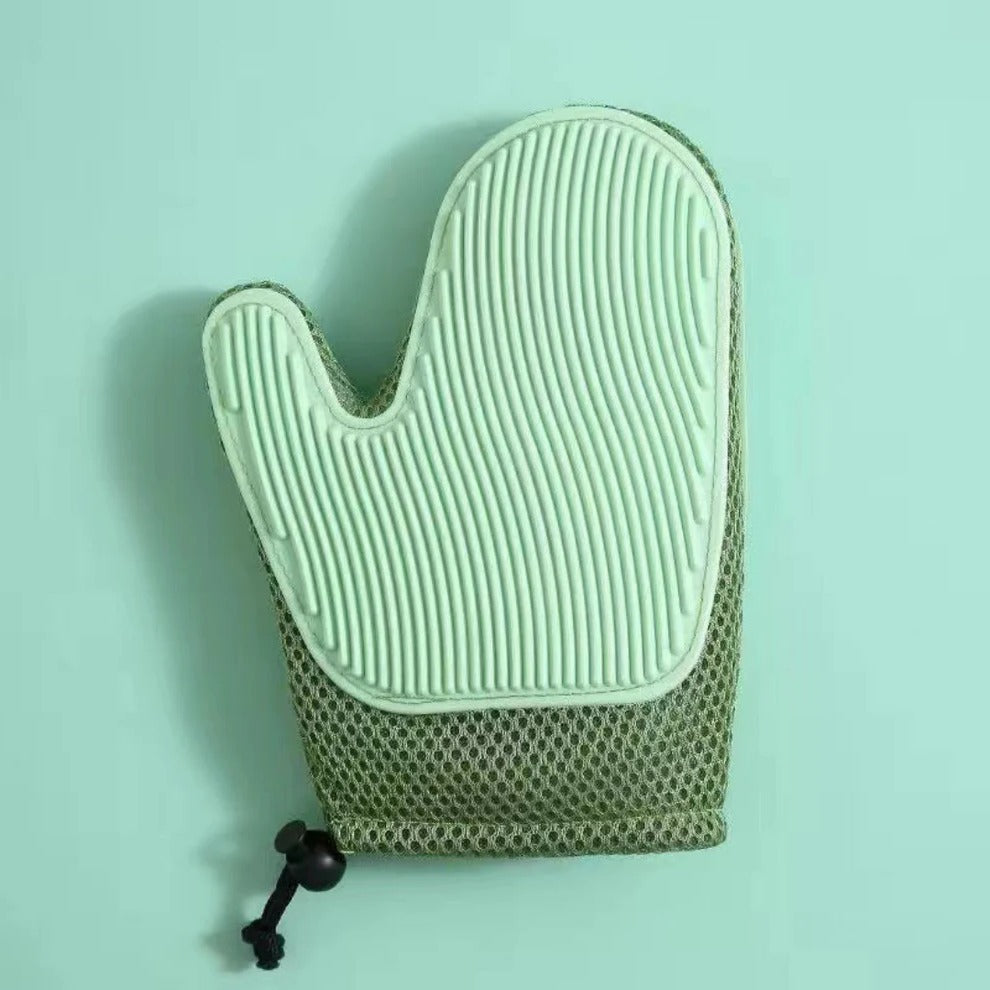 2in1 cat glove for grooming 8