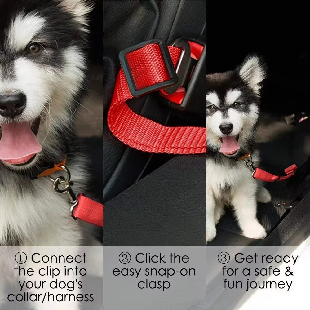 Adjustable Dog Seat Belt 4