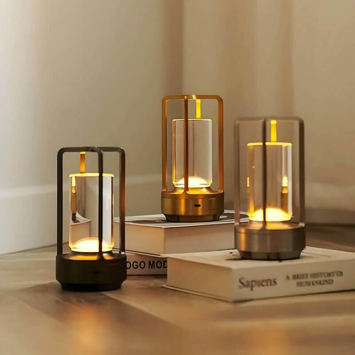 AuroraLume | Wireless Table Lamp – Portable Design and Soft Light 1