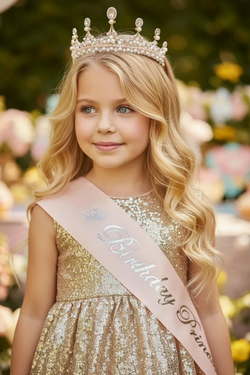 Princess Dress for Girls – Birthday Princess Dress Up Party Costume