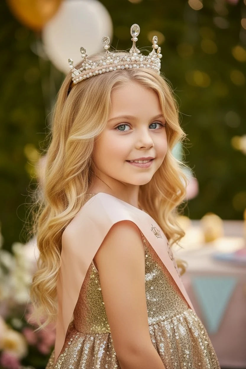 Princess Dress for Girls – Birthday Princess Dress Up Party Costume