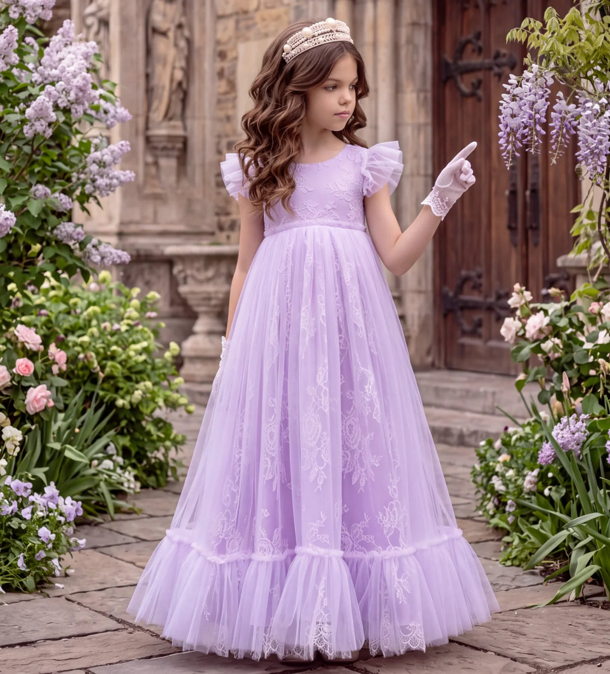 CLARA GOWN LAVENDER