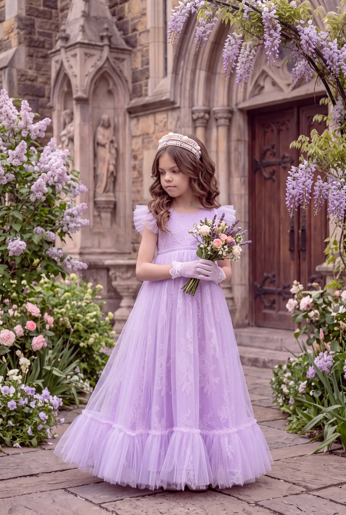 CLARA GOWN LAVENDER