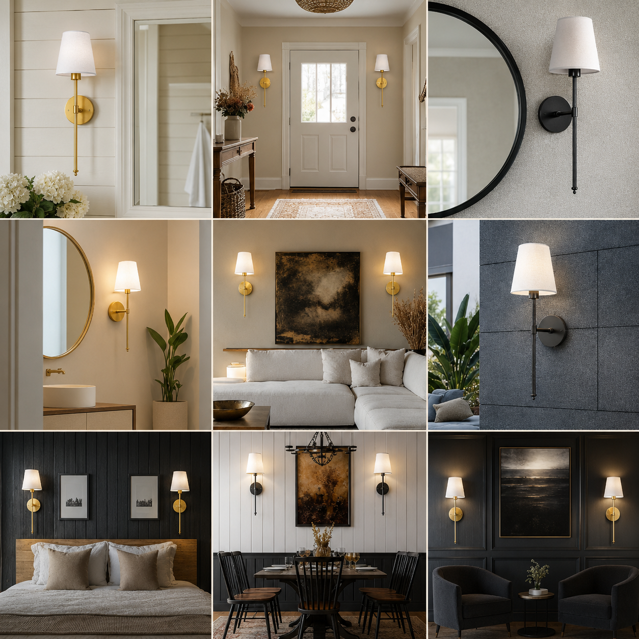 WIRELESS WALL SCONCES (SET OF 2)