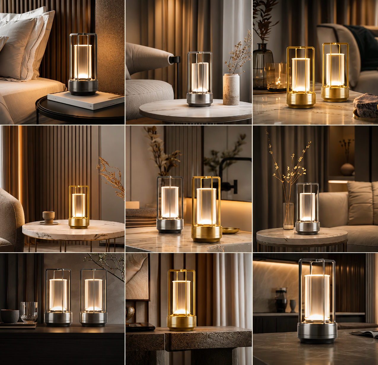 CRYSTAL TABLE LAMP