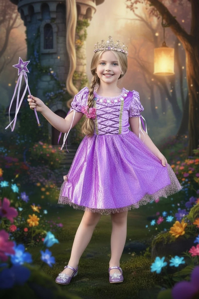 Princess Costume for Girls – Duchess Princess Mini Dress Up Dress