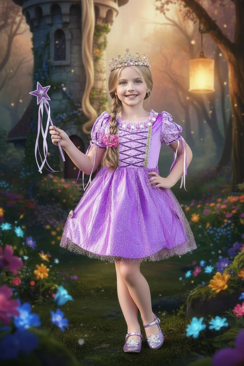 Princess Costume for Girls – Duchess Princess Mini Dress Up Dress