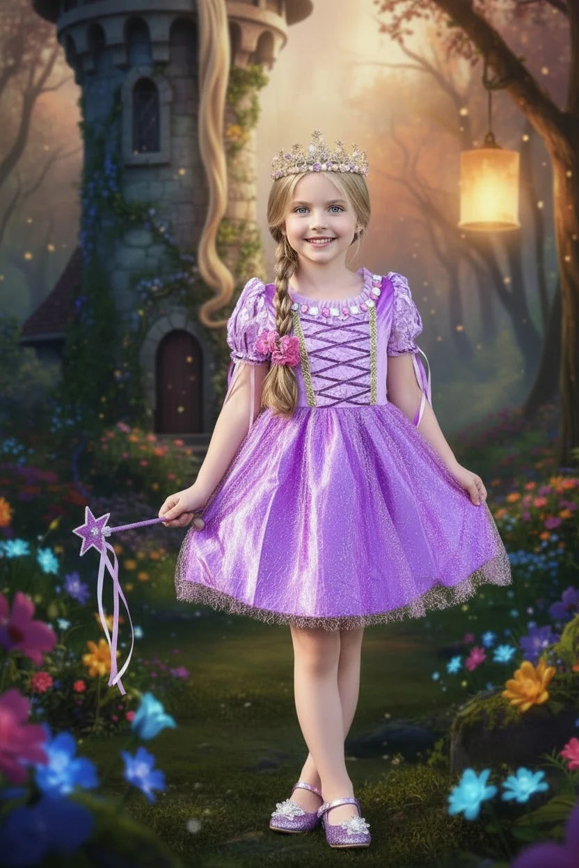 Princess Costume for Girls – Duchess Princess Mini Dress Up Dress