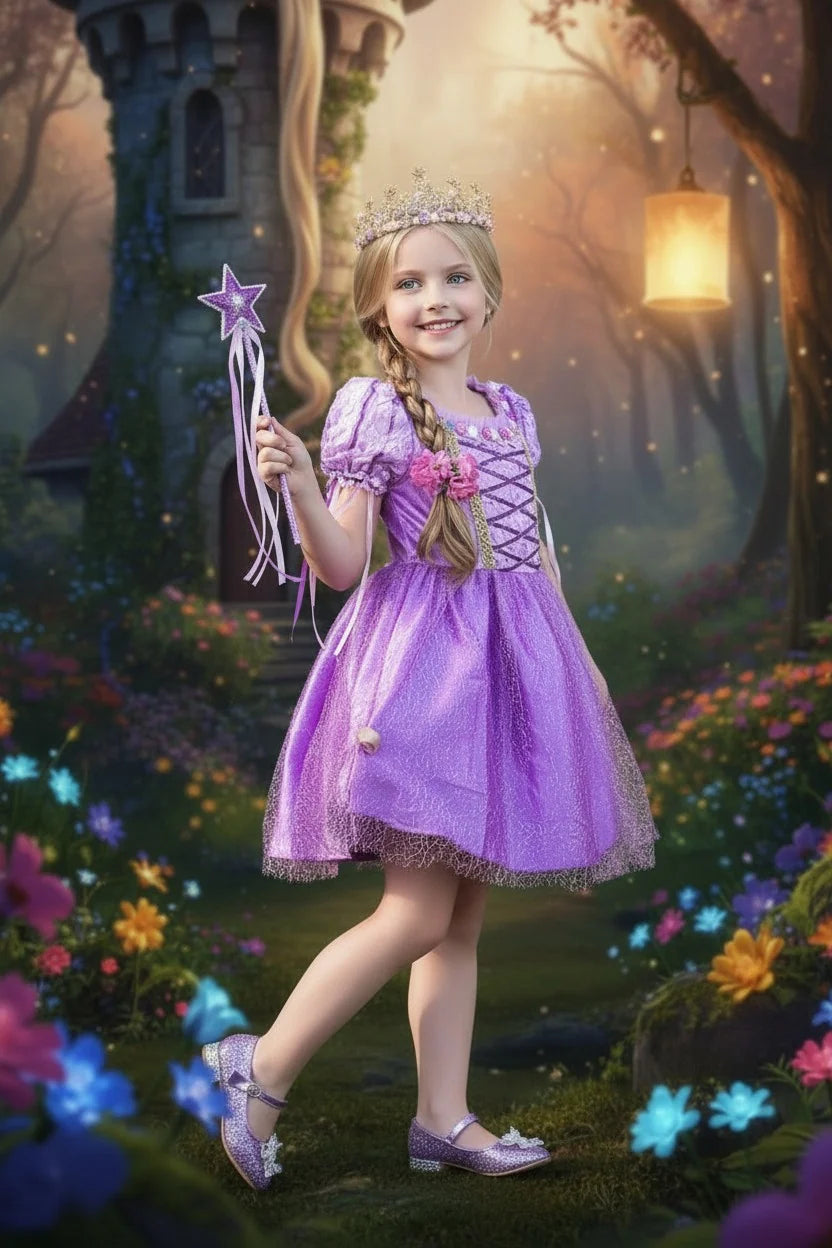 Princess Costume for Girls – Duchess Princess Mini Dress Up Dress