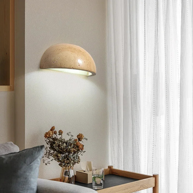 GlowStone | LED Wall Lamp – Elegant Rustic Charm for Home Interiors 1