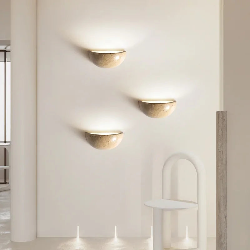 GlowStone | LED Wall Lamp – Elegant Rustic Charm for Home Interiors 2