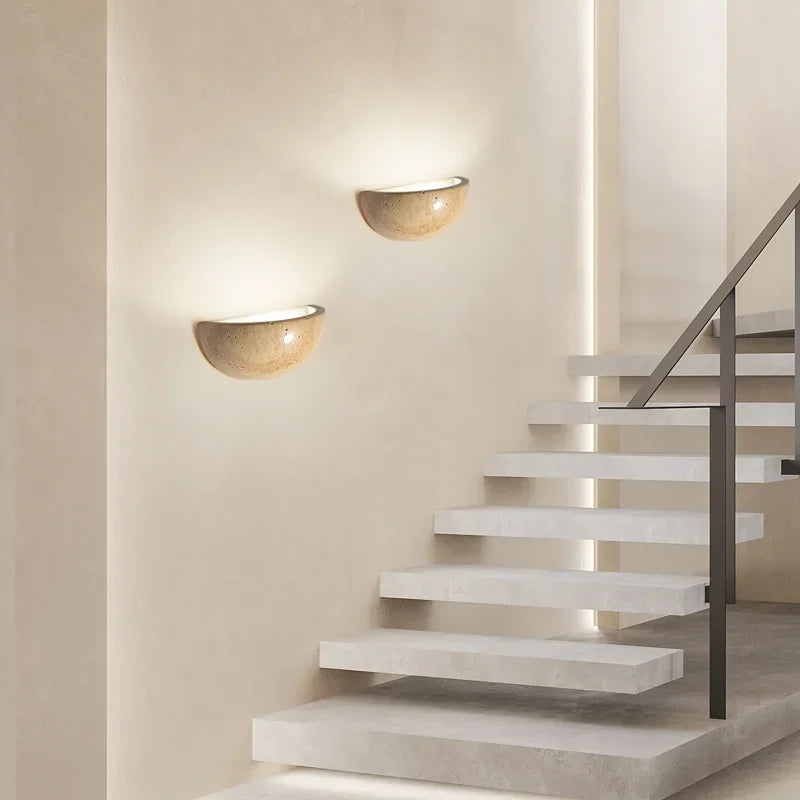 GlowStone | LED Wall Lamp – Elegant Rustic Charm for Home Interiors 4