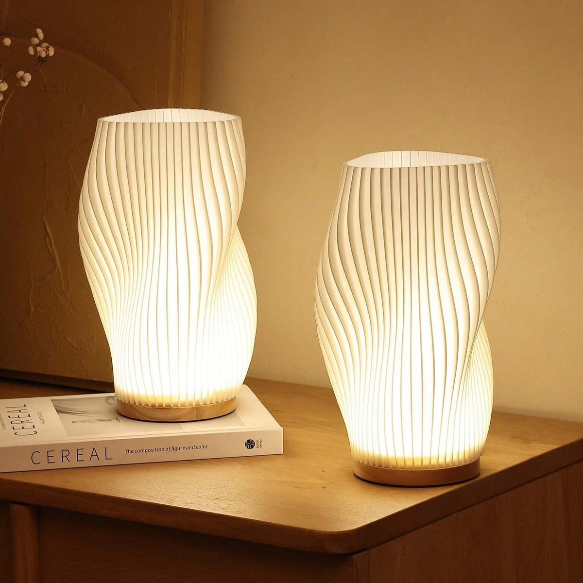 GlowWave | Table Lamp – Elegant lighting with a warm, natural glow 1