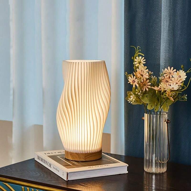 GlowWave | Table Lamp – Elegant lighting with a warm, natural glow 2
