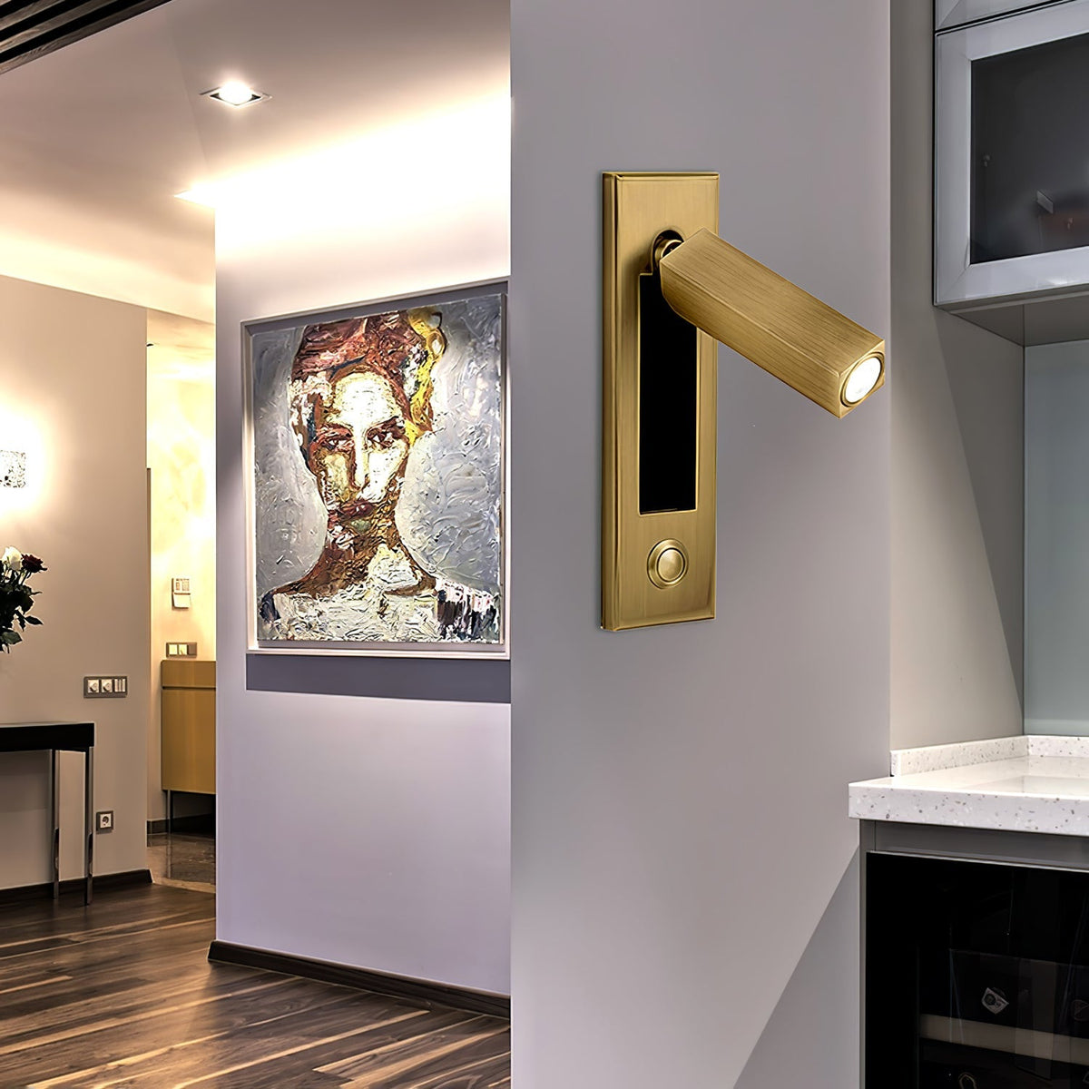 HaloEdge | Wall Light – Space-Saving Adjustable Night Light 6