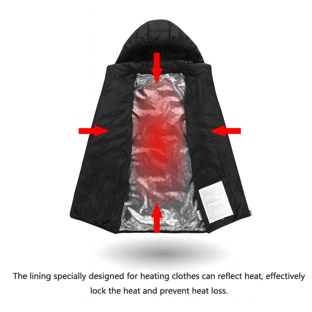 Heated Winter Gear Jacket Outdoor Warming Layer 5