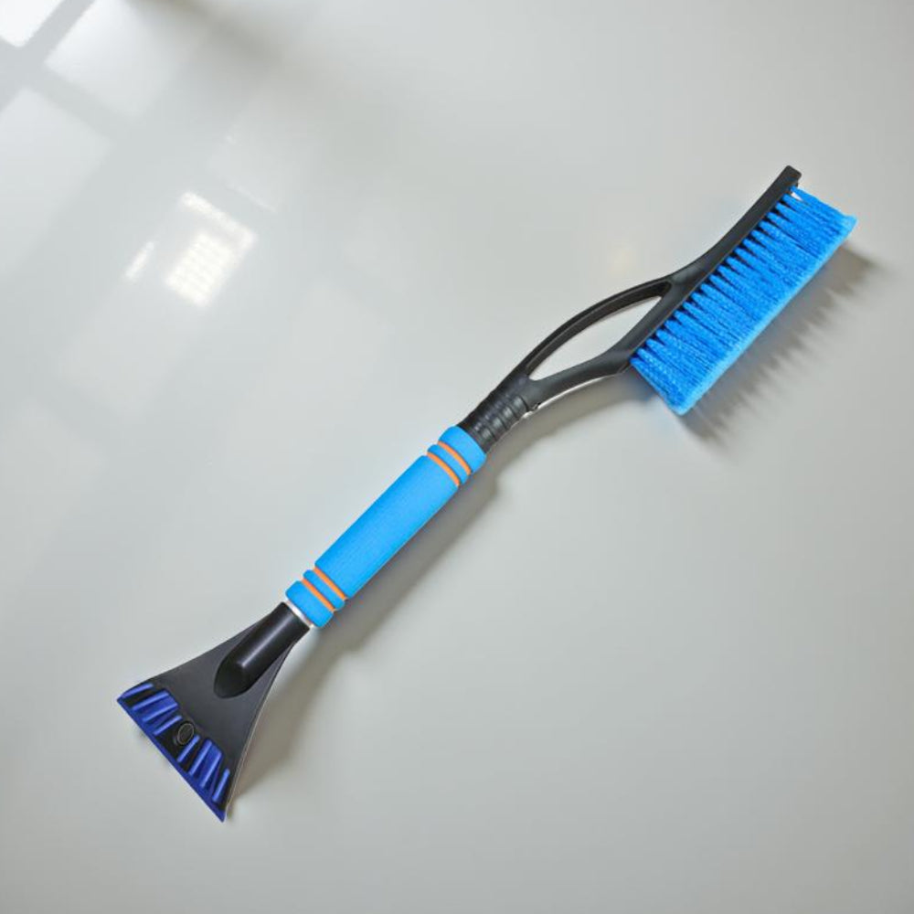 Ice Scraper en Sneeuwborstel voor Auto Windshield met Verlengde Handgreep 67 cm 0