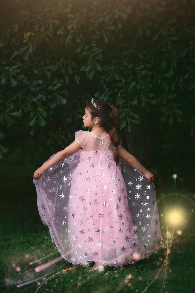 Princess Costume for Girls – Juliet Gown with Sheer Cape