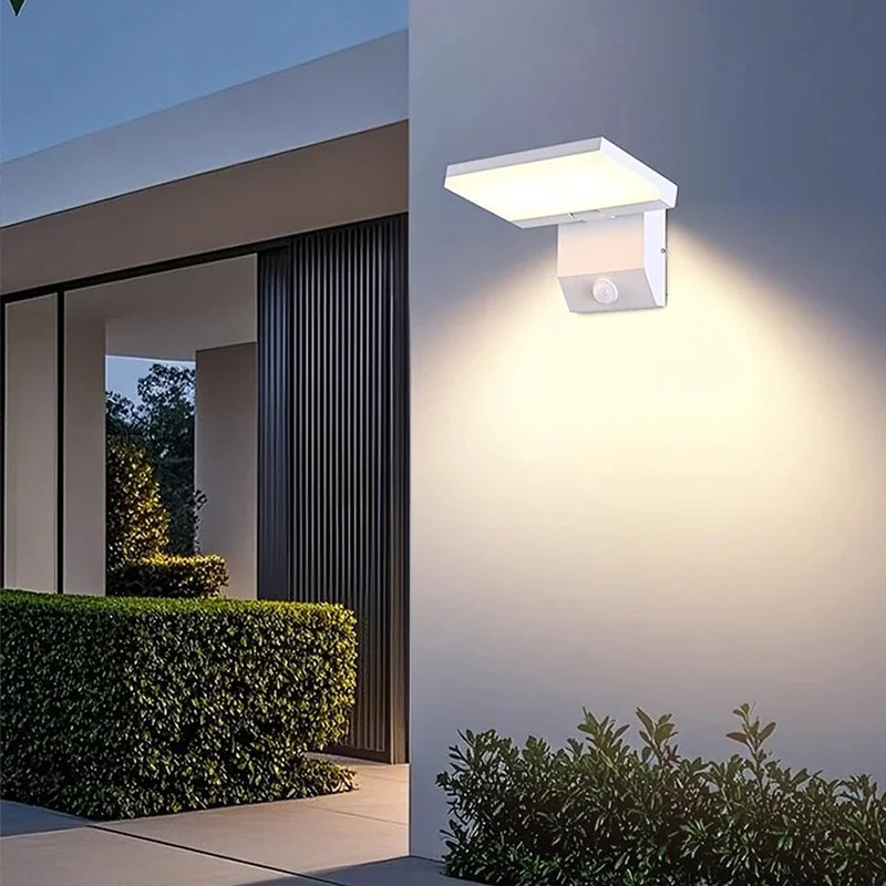 LumiFold Outdoor Wall Light | IP65 Waterproof & Motion Sensor Option 1