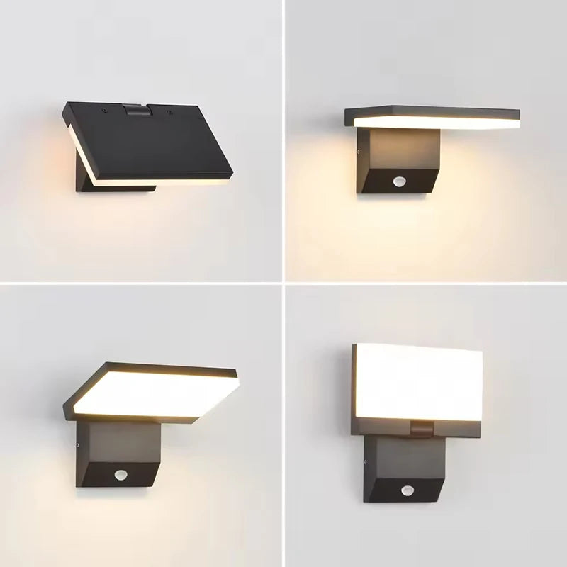 LumiFold Outdoor Wall Light | IP65 Waterproof & Motion Sensor Option 3