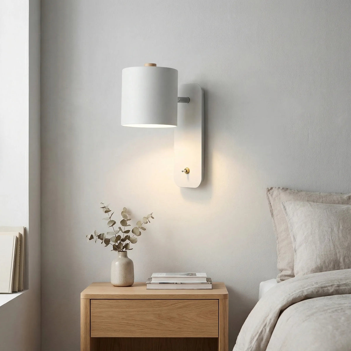 Lumivex - Cylindrical LED Indoor Wall Lamp with Switch 1