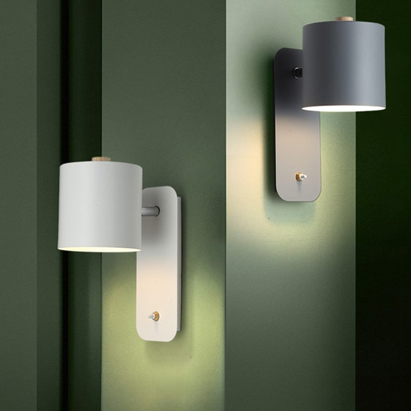 Lumivex - Cylindrical LED Indoor Wall Lamp with Switch 5