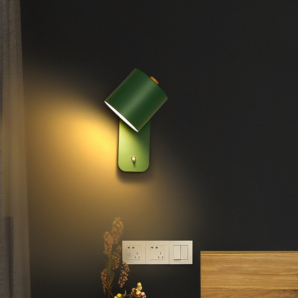 Lumivex - Cylindrical LED Indoor Wall Lamp with Switch 7
