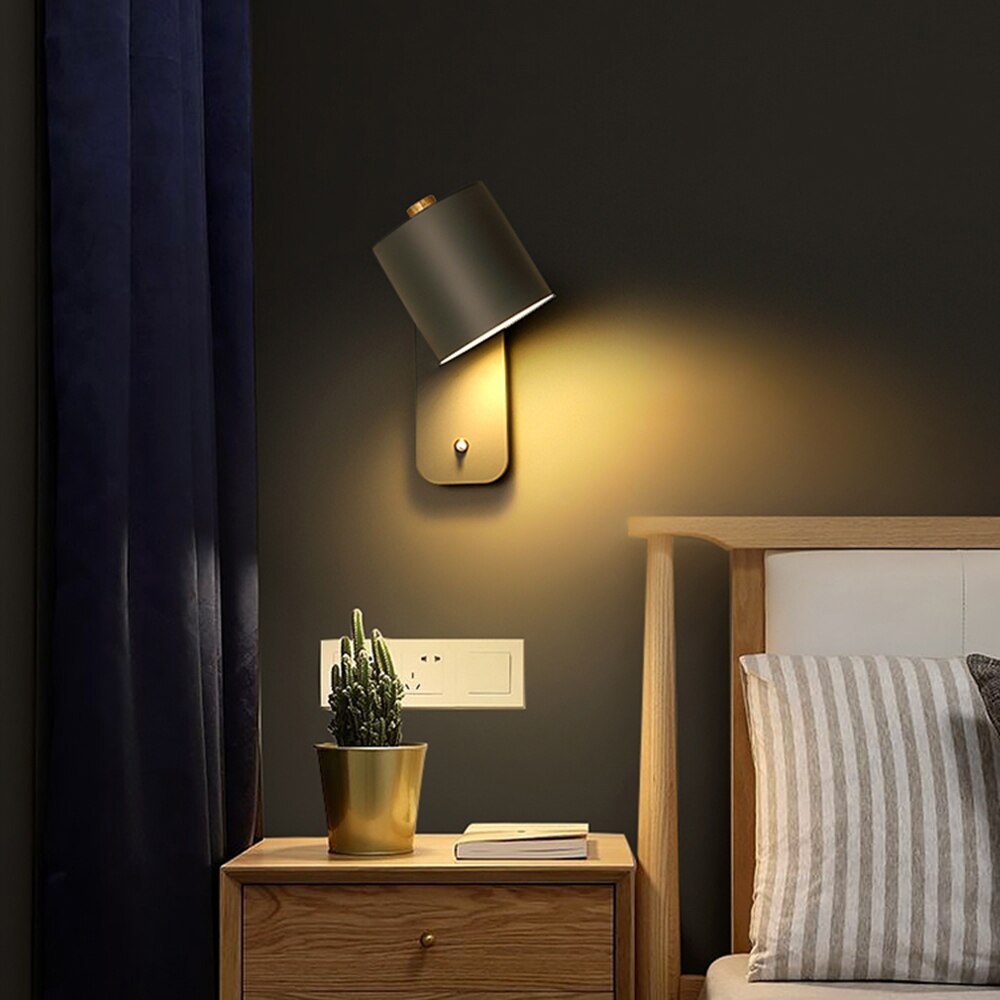 Lumivex - Cylindrical LED Indoor Wall Lamp with Switch 8