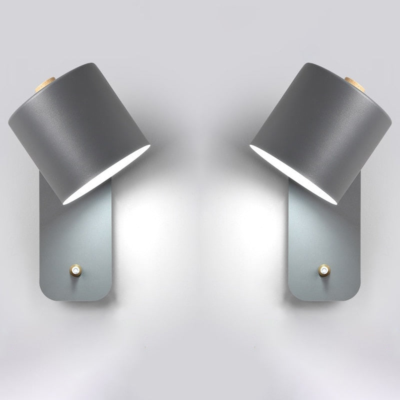 Lumivex - Cylindrical LED Indoor Wall Lamp with Switch 9