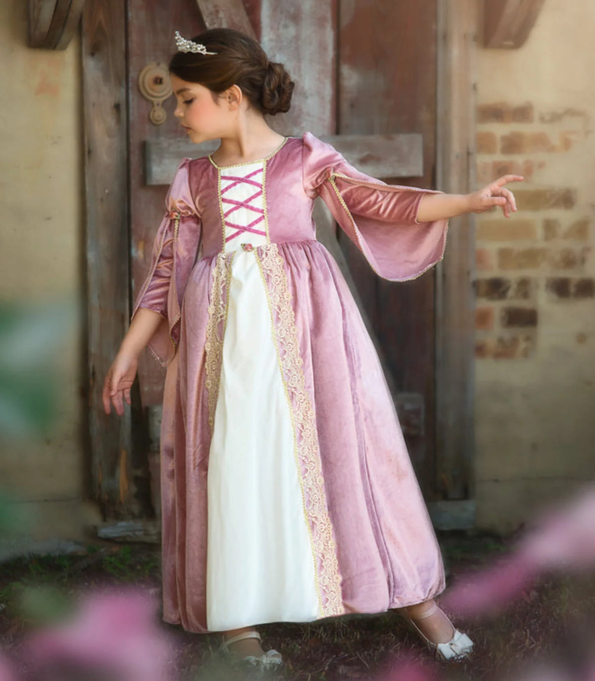 Medieval Princess Dress for Girls – Velvet Renaissance Princess Costume