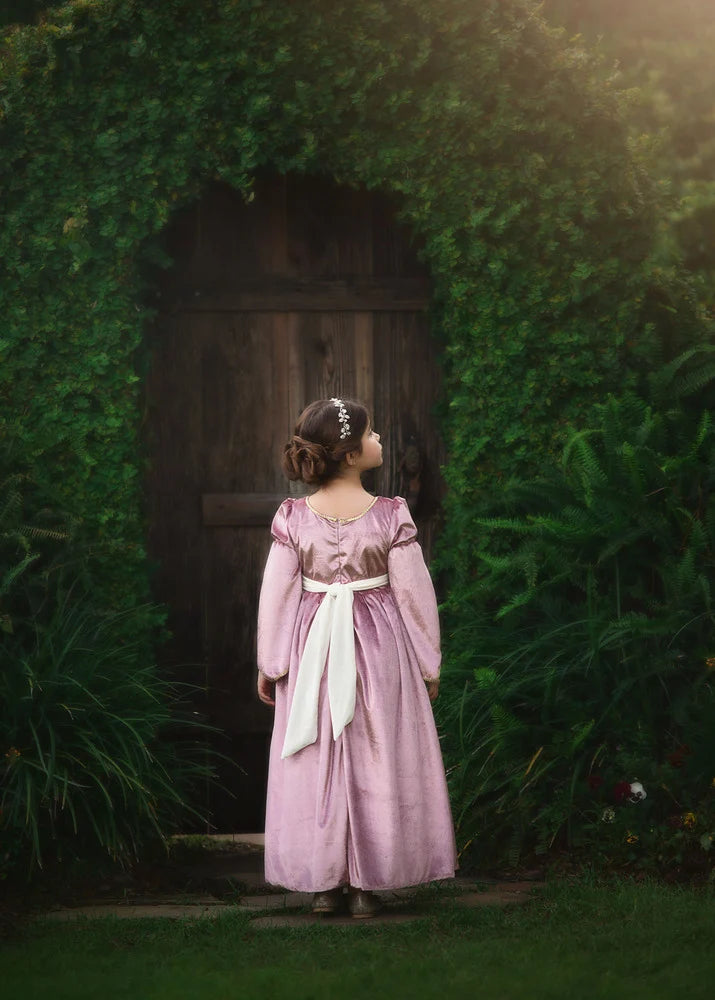 Medieval Princess Dress for Girls – Velvet Renaissance Princess Costume