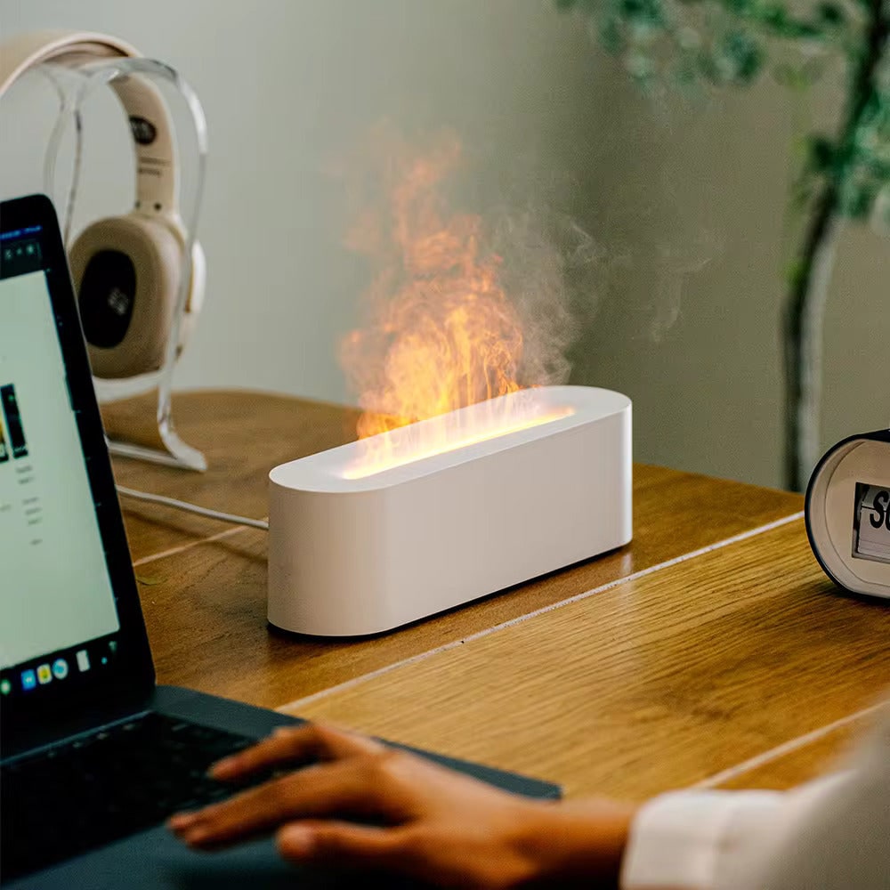 Multifunctionele Luchtbevochtiger Lamp met Timer en Aroma Diffuser 2
