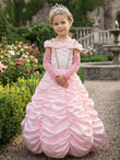 Princess Dress for Girls – Anneliese Satin Ball Gown & Glove Set