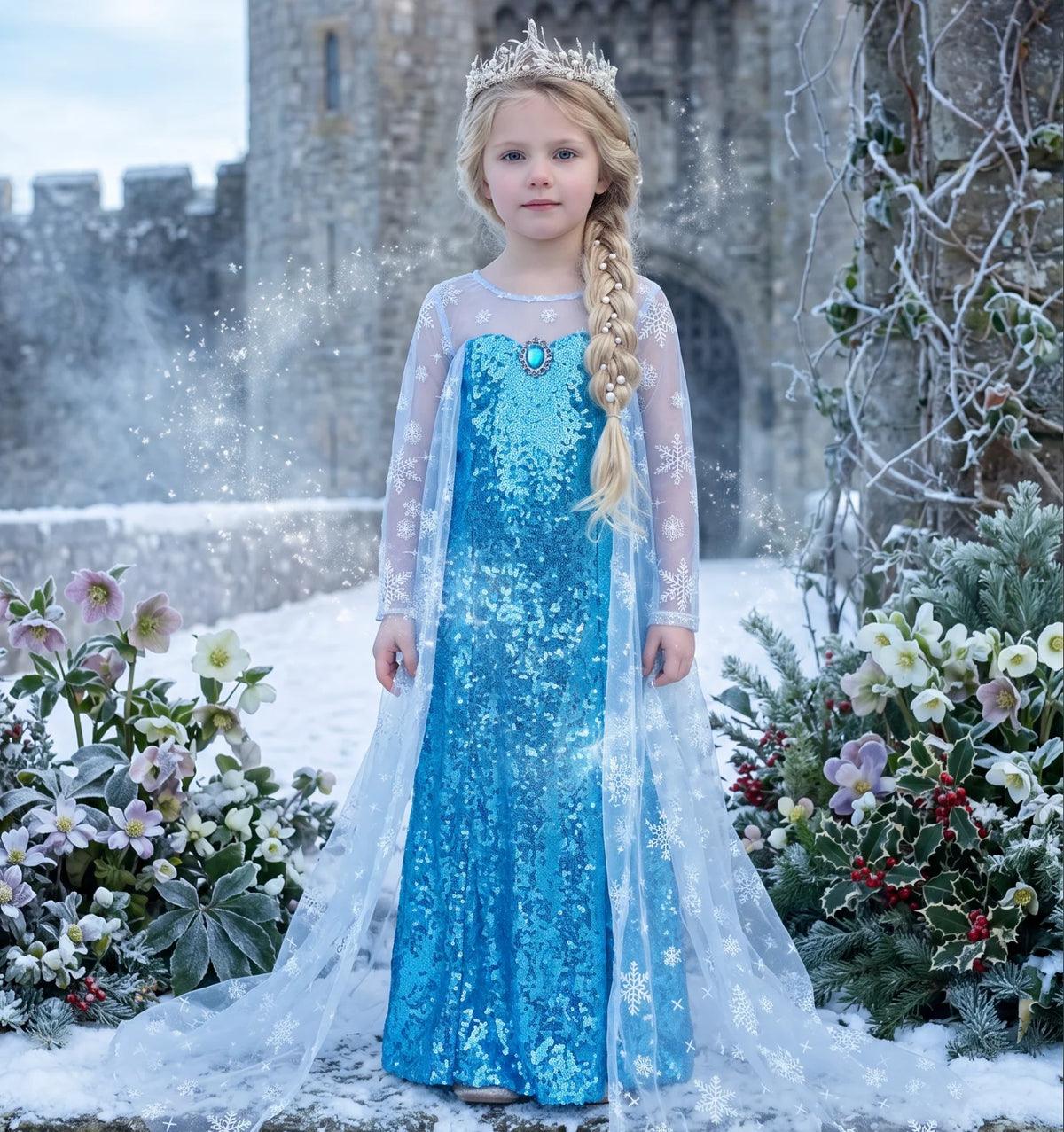 Princess Costume for Girls – Norelle Blue Ice Princess Dress